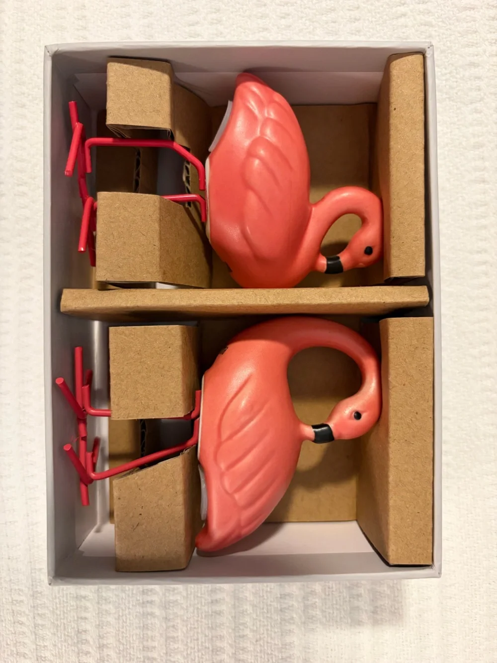 NWT West Elm Fancy Flamingo salt & pepper shakers